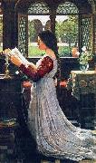 John William Waterhouse The Missal Spain oil painting artist